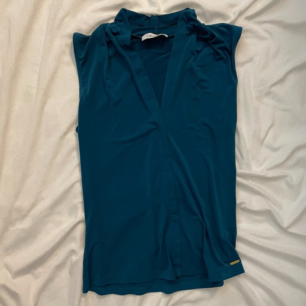 Dark Teal Blouse